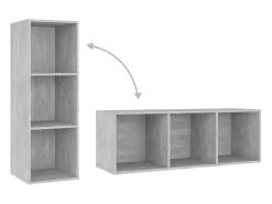 | Gabinete para TV | 3 pcs 37 x 35 x 107.5 cm