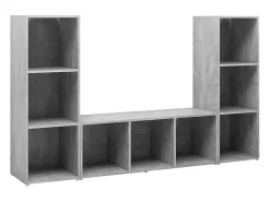 | Gabinete para TV | 3 pcs 37 x 35 x 107.5 cm