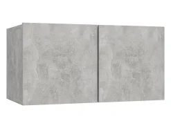 10 pcs conjunto de móveis de TV contraplacado cinzento cimento
