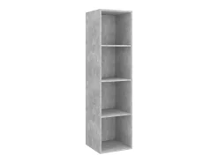 2 pcs conjunto de móveis de TV contraplacado cinzento cimento PT563038