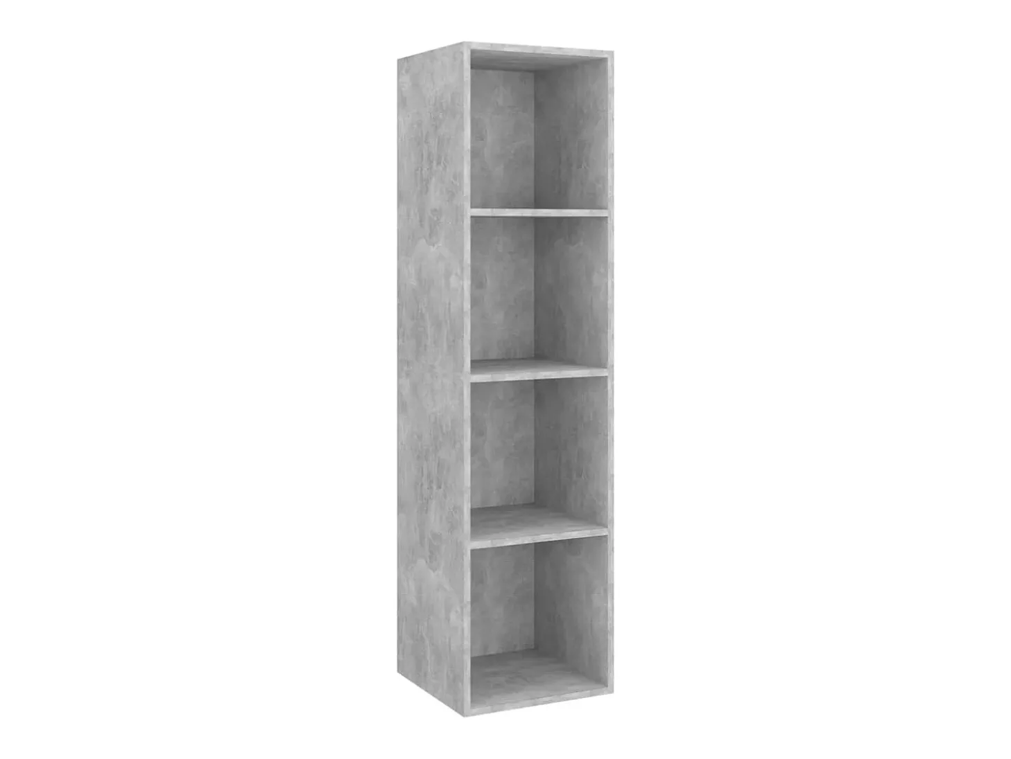 2 pcs conjunto de móveis de TV contraplacado cinzento cimento PT563038