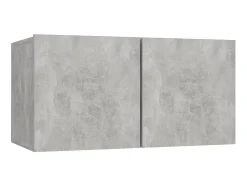 10 pcs conjunto de móveis de TV derivados madeira cinza cimento PT722647