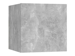10 pcs conjunto de móveis de TV derivados madeira cinza cimento PT722647