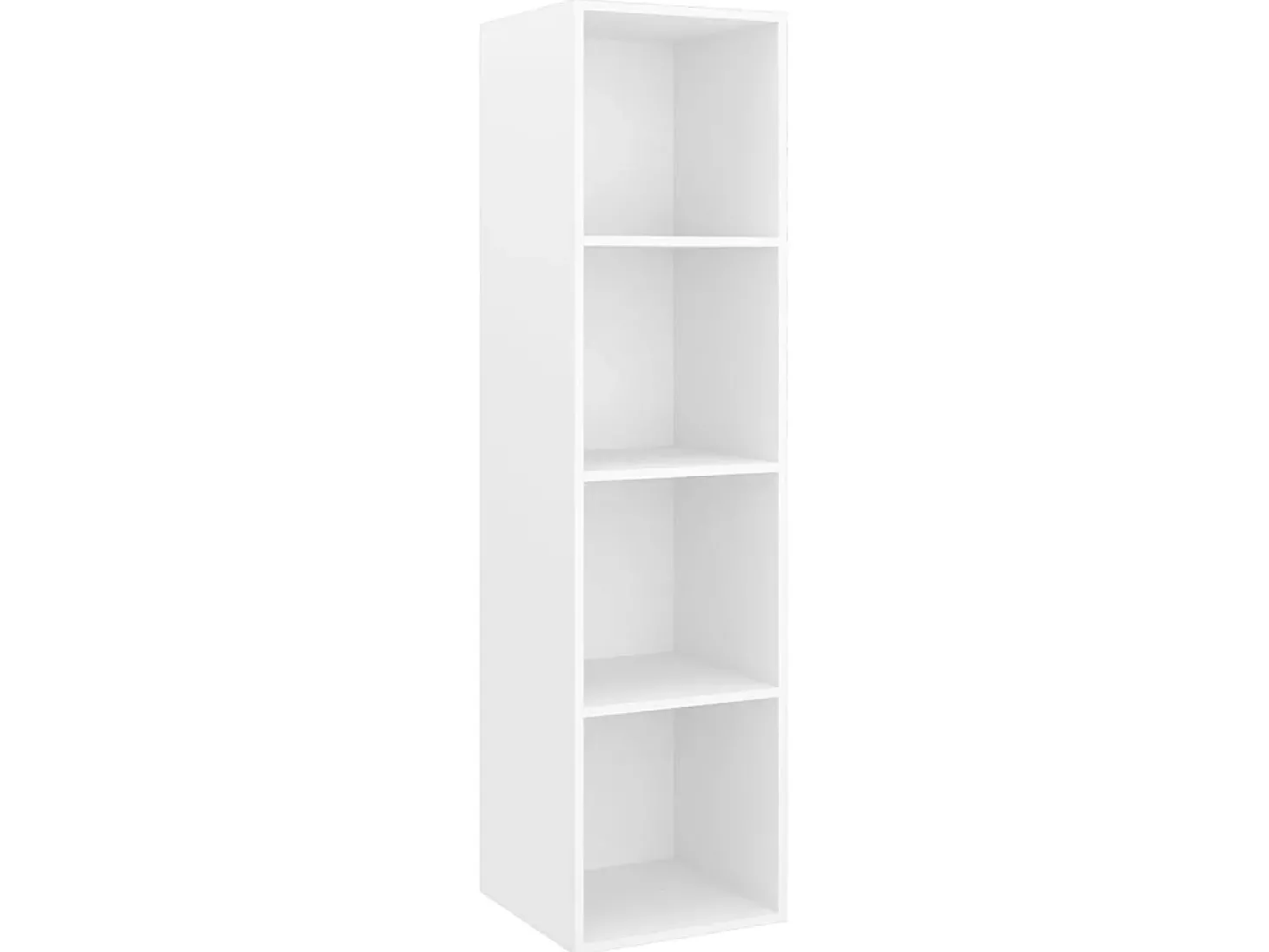 2 pcs conjunto de móveis de TV contraplacado branco PT975926