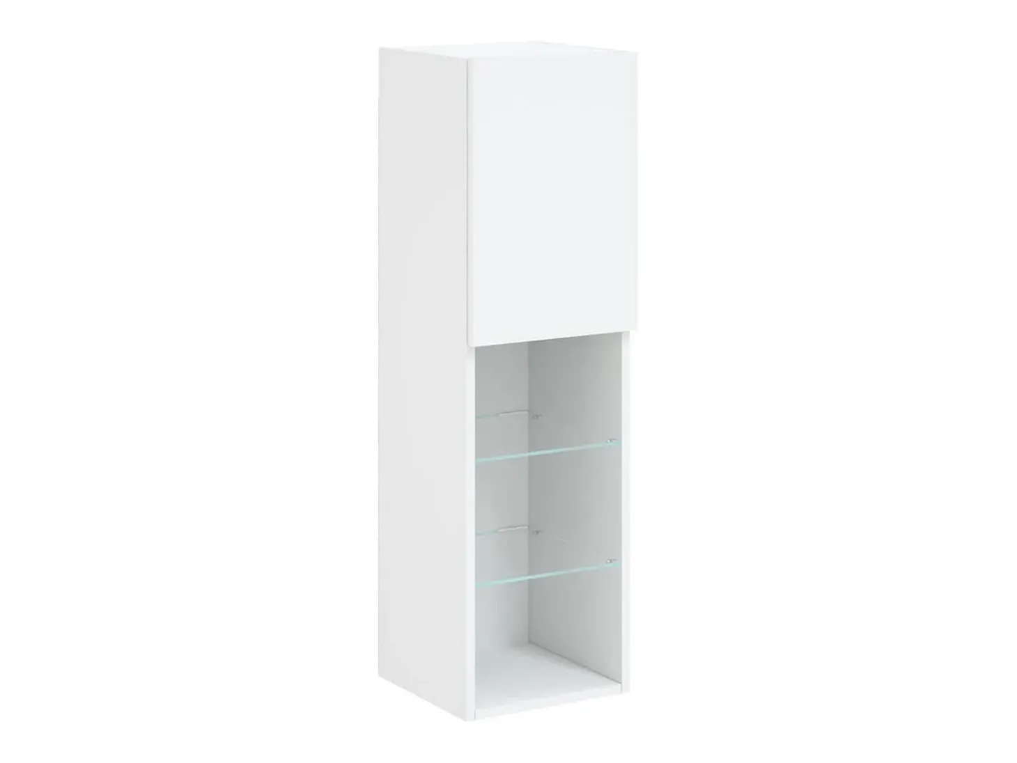 7 pcs conjunto de móveis de parede para TV com luzes LED branco