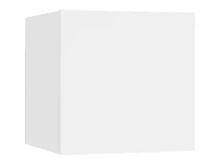 5 pcs conjunto de móveis de TV derivados de madeira branco PT738792