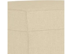 3 pcs conjunto de sofás com almofadas tecido cor creme
