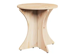 2 pcs Mesas de centro | Mesa de apoio | Mesa de café Natural 46x46x47 cm