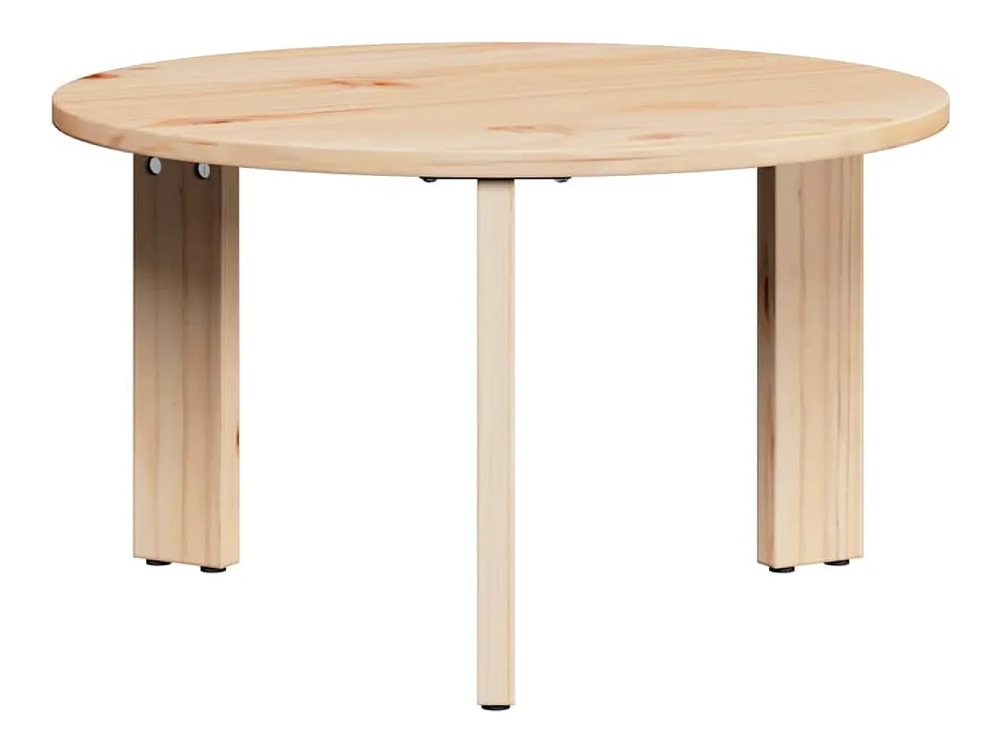 3 pcs Mesas de centro | Mesa de apoio | Mesa de café Natural 47.5x47.5x27 cm