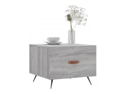 2 pcs Mesas de centro | Mesa de apoio | Mesa de café 50x50x40 cm madeira proc. sonoma cinza