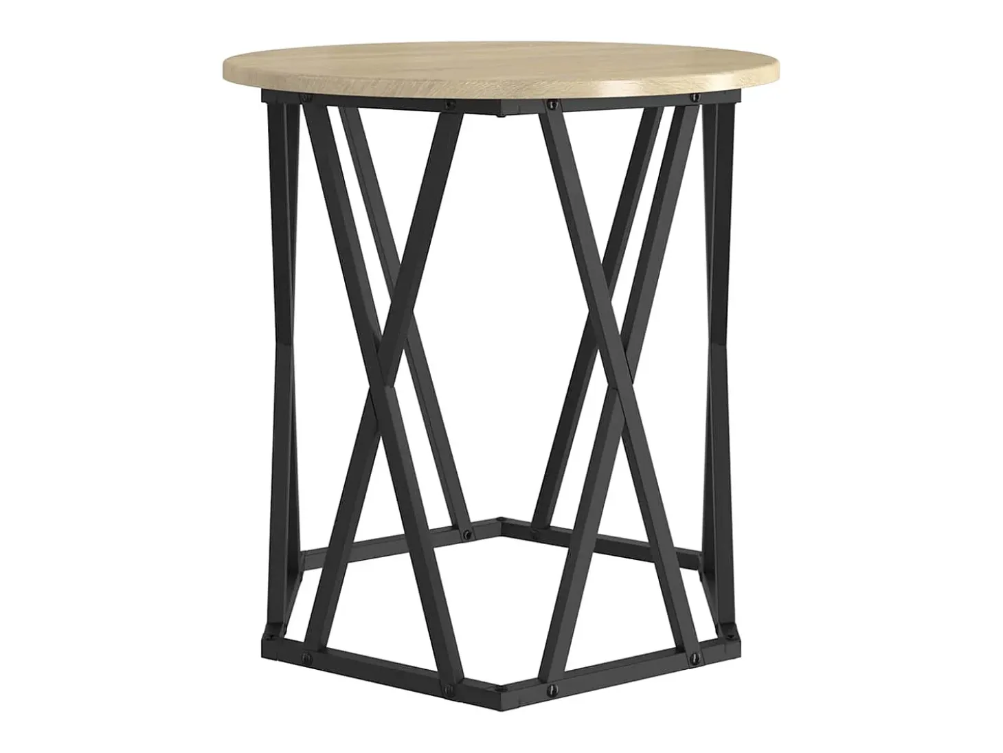 2 pcs Mesas de centro | Mesa de apoio | Mesa de café Carvalho sonoma 50x50x50 cm