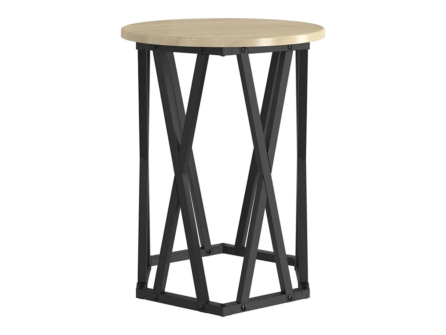 2 pcs Mesas de centro | Mesa de apoio | Mesa de café Carvalho sonoma 50x50x50 cm