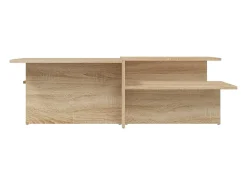 2 pcs Mesas de centro | Mesa de apoio | Mesa de café derivados de madeira carvalho sonoma