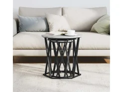 2 pcs Mesas de centro | Mesa de apoio | Mesa de café Sonoma cinzento 50x50x50 cm