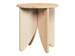 2 pcs Mesas de centro | Mesa de apoio | Mesa de café Natural 41.5x41.5x44 cm
