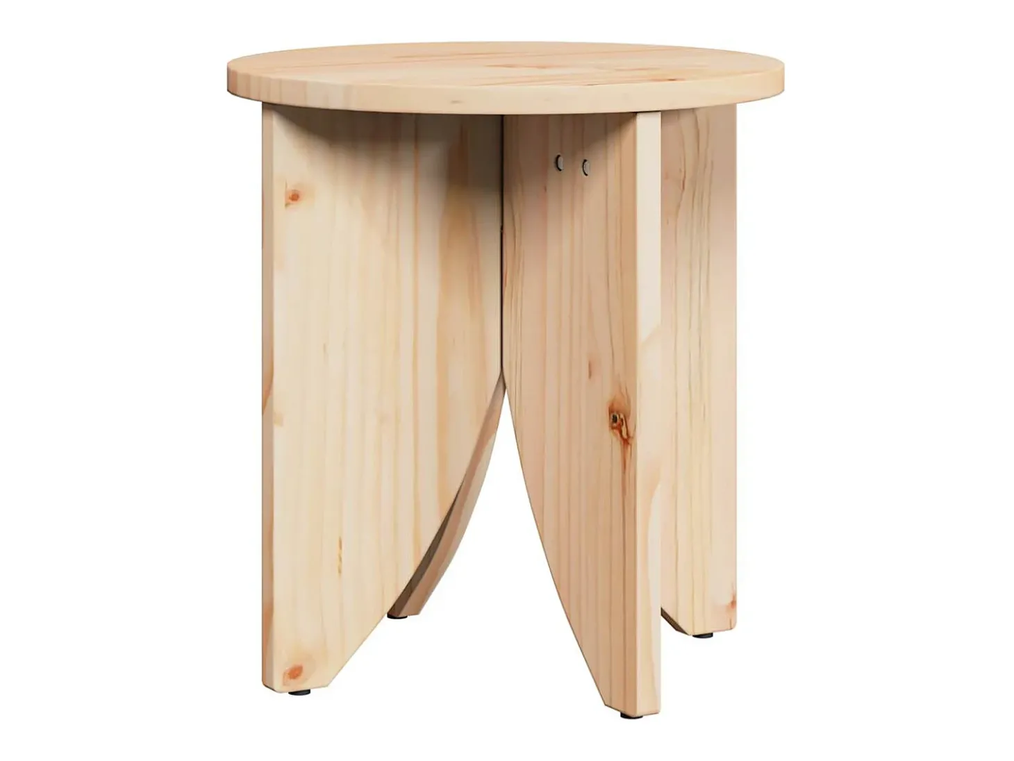 2 pcs Mesas de centro | Mesa de apoio | Mesa de café Natural 41.5x41.5x44 cm