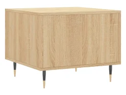 2 pcs Mesas de centro | Mesa de apoio | Mesa de café 50x50x40cm deriv. madeira carvalho sonoma