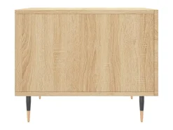 2 pcs Mesas de centro | Mesa de apoio | Mesa de café 50x50x40cm deriv. madeira carvalho sonoma
