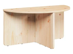 2 pcs Mesas de centro | Mesa de apoio | Mesa de café Natural 79x39.5x40 cm