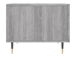 2 pcs Mesas de centro | Mesa de apoio | Mesa de café 50x50x40 cm madeira proc. sonoma cinza
