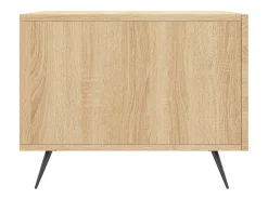 2 pcs Mesas de centro | Mesa de apoio | Mesa de café 50x50x40cm deriv. madeira carvalho sonoma