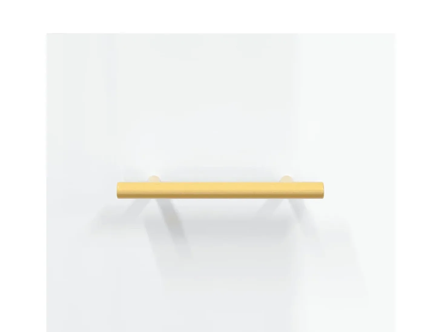 2 pcs Mesas de centro | Mesa de apoio | Mesa de café 50x50x40 cm branco brilhante