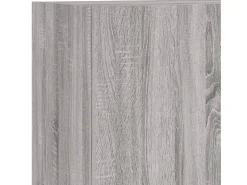 5 pcs móveis de parede p/ TV derivados de madeira cinza sonoma