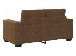 | Sofá | 2 pcs Castanho 221 x 78 x 80 cm Couro sintético