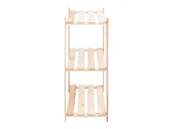 10 unidades arrumação 3 prateleiras 80x38x90cm pinho 150 kg PT294427