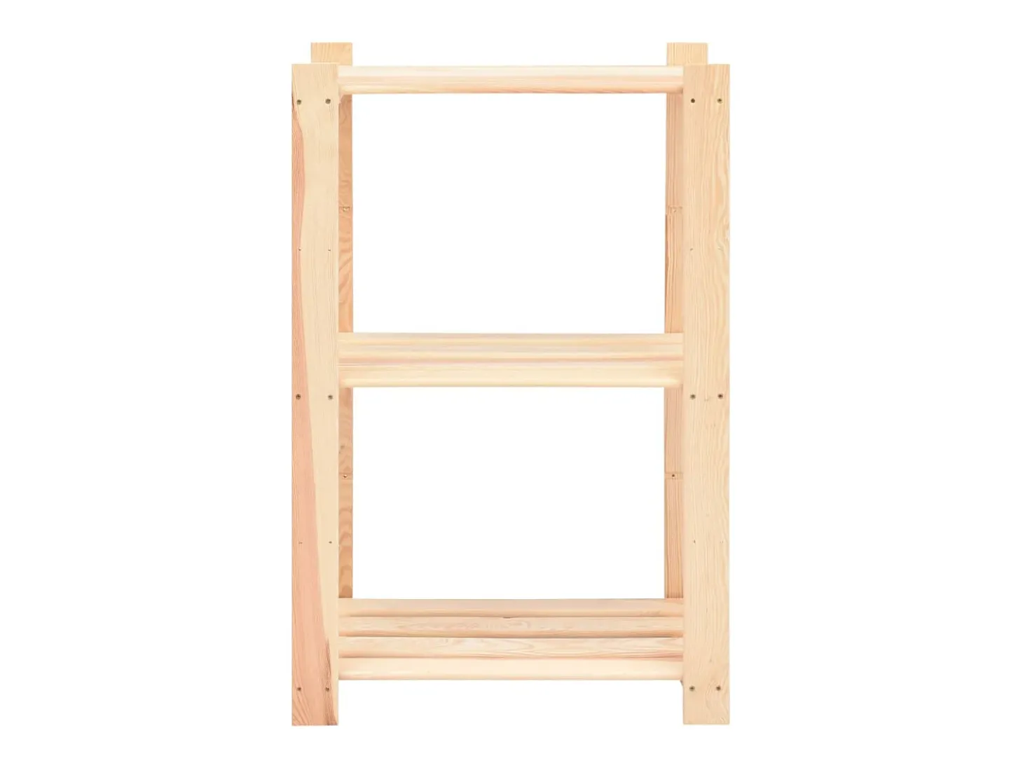 10 unidades arrumação 3 prateleiras 60x38x90cm pinho 150 kg PT565709