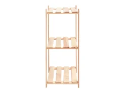 10 unidades arrumação 3 prateleiras 60x38x90cm pinho 150 kg PT565709