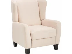 Alessa | Poltrona em Microfibra Creme