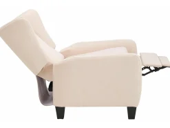 Alessa | Poltrona em Microfibra Creme