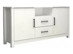 Aparador 2 Portas DN. Móveis de Sala de Estar ou Sala de Jantar, Branco 159x82cm