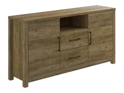 Aparador 2 Portas DN. Móveis de Sala de Estar ou Sala de Jantar, Branco 159x82cm