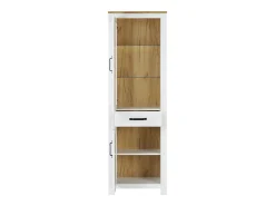 Aparador alto 64x199,5x41 cm carvalho branco