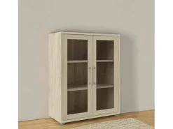 Aparador Ampezzo, Buffet de sala, Aparador de sala, Despensa de cozinha, 89x40 h113 cm, Carvalho