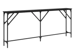 Aparador Carvalho preto 180 x 23 x 75 cm