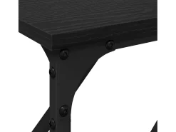 Aparador Carvalho preto 180 x 23 x 75 cm