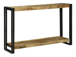 Aparador Castanho 120 x 33 x 75 cm Madeira de manga maciça