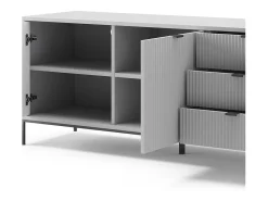 Aparador cinza 150x42x60 eliza