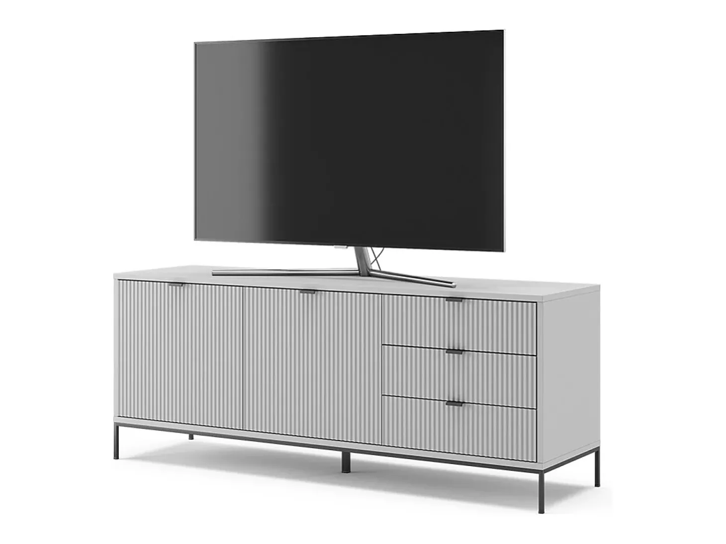 Aparador cinza 150x42x60 eliza