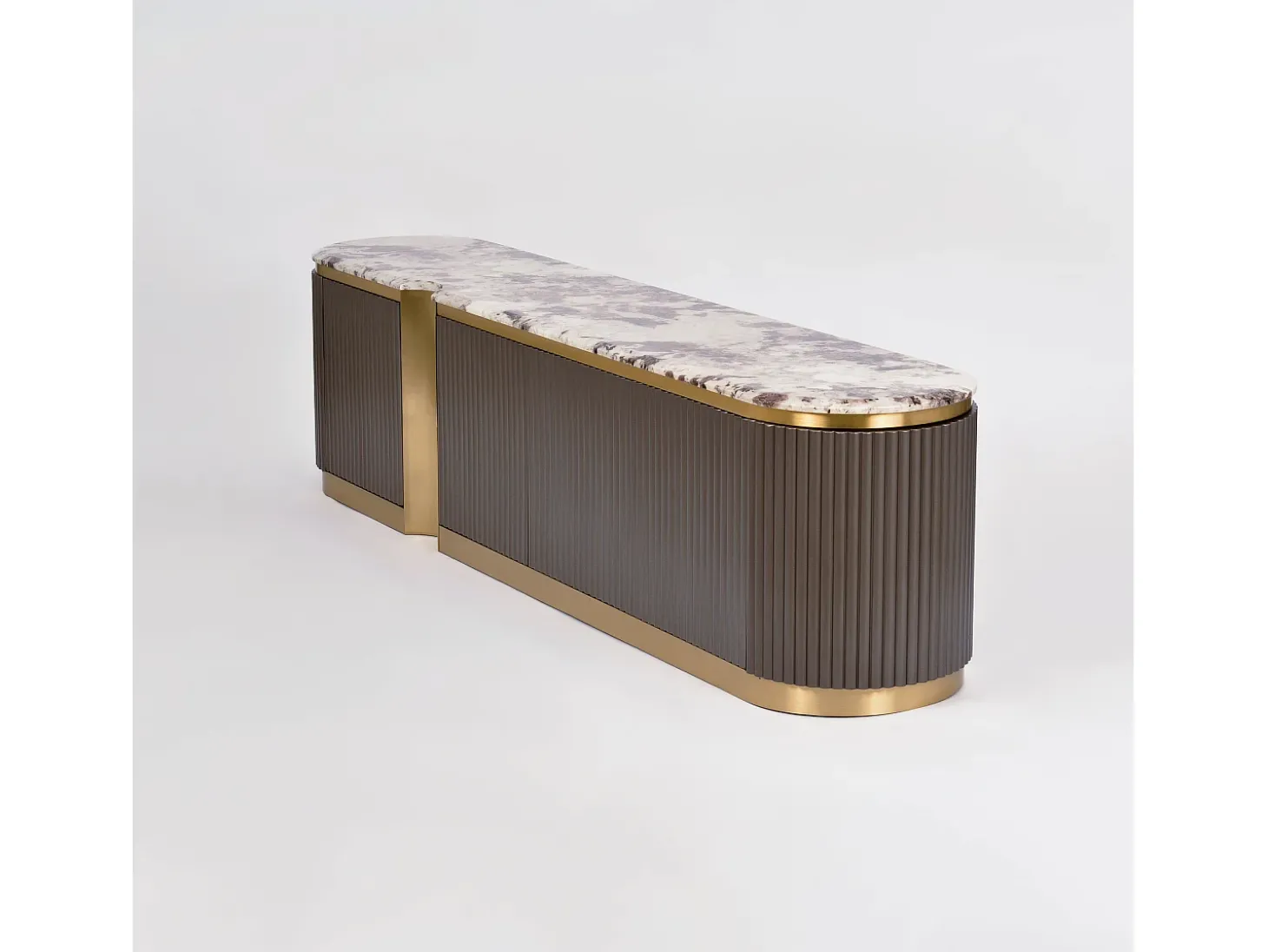 Aparador 200x50x40 cm cinza escuro Stilig ST916