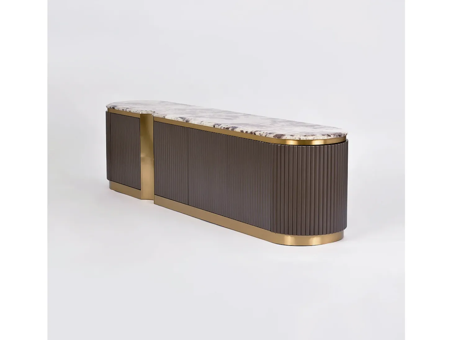 Aparador 200x50x40 cm cinza escuro Stilig ST916