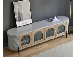 Aparador 200x60x40 cm cinza stilig st382