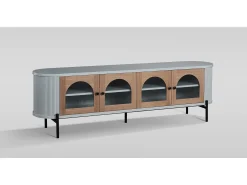 Aparador 200x60x40 cm cinza stilig st382