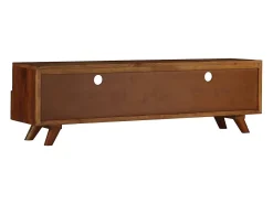 Aparador/rack para TV design prático madeira maciça reciclada 140 cm 2502158