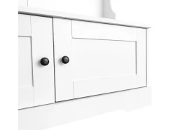 Armário / Móvel de corredor com 2 portas e cabide - 101,5 x 47 x 183 cm - Aglomerado - Branco