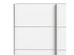 Armário Accadia de 2 portas, mobiliário de quarto, roupeiro, roupeiro, 182x64 h202 cm, branco