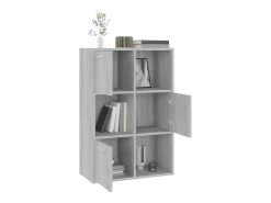 Armário arrumação 60x29,5x90 cm cor cinzento sonoma
